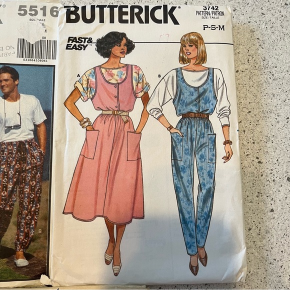 Butterick Vintage 70s 80s 90s Sewing Patterns - Picture 3 of 5